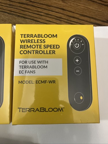 TerraBloom Wireless Remote Speed Controller EC FANS 10â Duct Clamps Intake Grill