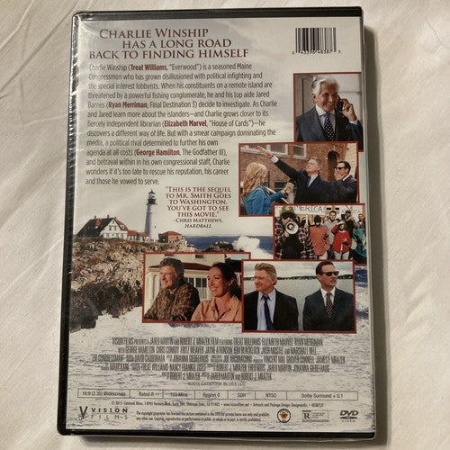 BRAND NEW Movie The Congressman (DVD, 2016) Hamilton Merriman Marvel Politics