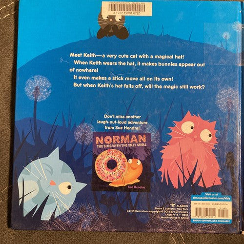 Keith the Cat with the Magic Hat BOOK Sue Hendra Paul Linnet 2018 Picture Easy