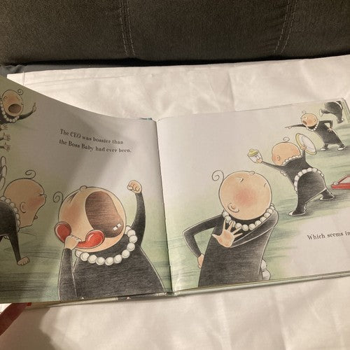BOOK The Bossier Baby by Marla Frazee 2016 Hardcover Picture Book Used Library