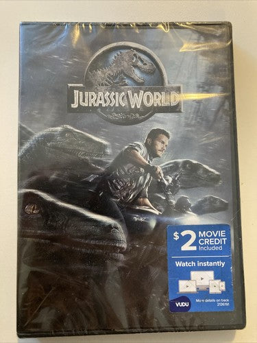 BRAND NEW DVD ð Jurassic World Chris Pratt Bryce Dallas Howard Newest Movie