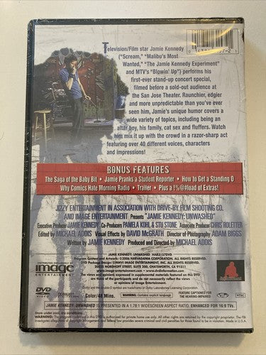 BRAND NEW DVD ð Jamie Kennedy Unwashed: Stand-Up Comedy Special 2006 Comic