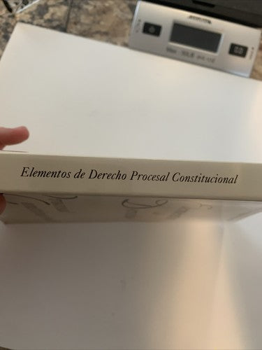 BOOK : Elementos De Derecho Procesal Constitucional Tercera Edicion