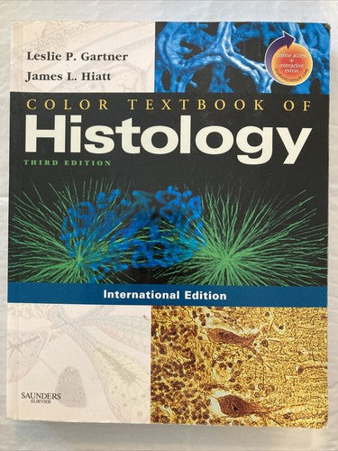 BOOK: COLOR TEXTBOOK OF HISTOLOGY 3rd International Edition Gartner & Hiatt