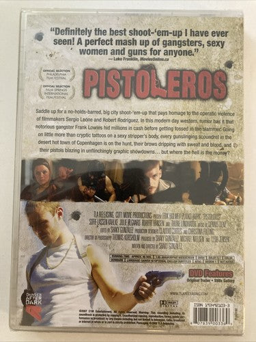 Pistoleros (Brand New DVD) Shaky Gonzalez Gangsters Guns Movie