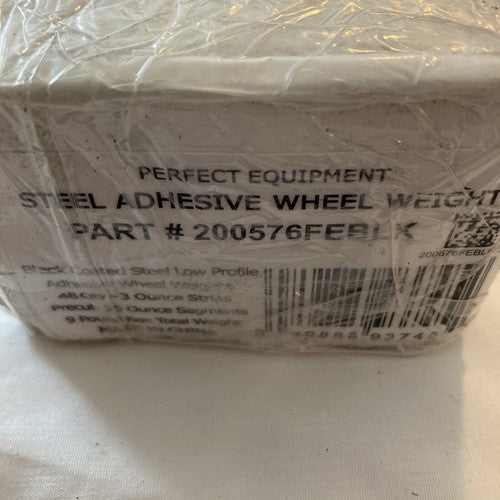 BOX 48 Strips Perfect Equipment Adhesive Wheel Weights Automotive Black