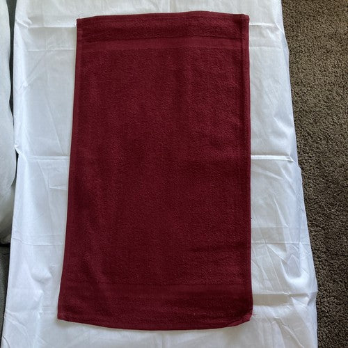 QTY: 12 Dish/Hand Towels Maroon Burgundy Golden Mills Jewel 27â x 16â Kitch/bath