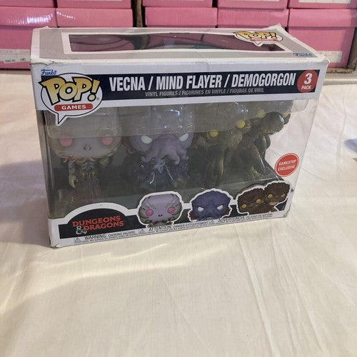 Funko Pop! Vinyl: Dungeons & Dragons - Vecna / Mind Flayer / Demogorgon - 3 Pack