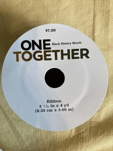 3 Wired Ribbon 2 1/2â 2.5 In Hair People Blue Black History Month One Together
