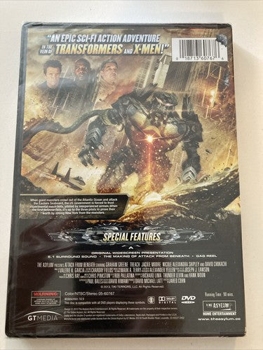 BRAND NEW DVD ð Attack from Beneath Monsters Vs Machines Movie