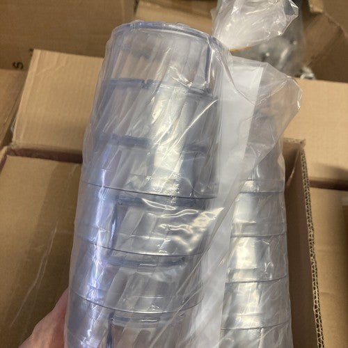 12-Pack Tahiti Clear Heavy Duty Plastic 9 Oz. Tumbler Cups re-useable Party Kids
