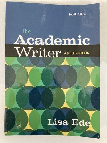 BOOK Academic Writer A Brief Rhetoric Fourth Edition 4th By  Lisa Ede College