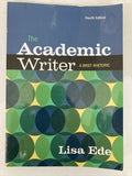 BOOK Academic Writer A Brief Rhetoric Fourth Edition 4th By  Lisa Ede College