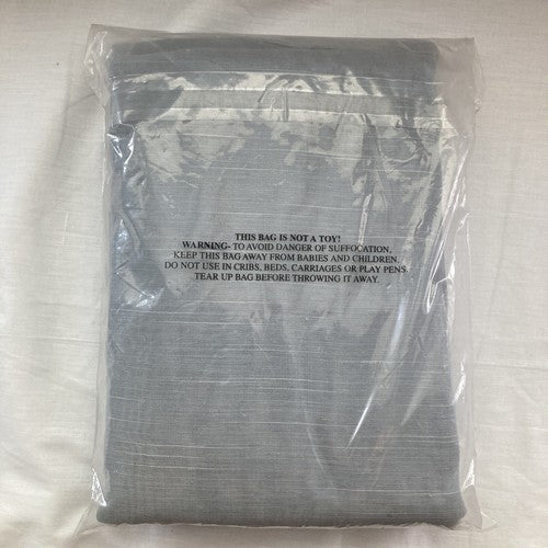 Vienna Window 1 Panel DUSTY BLUE 52X84â Sheer Curtain NEW In Bag Linen Polyester