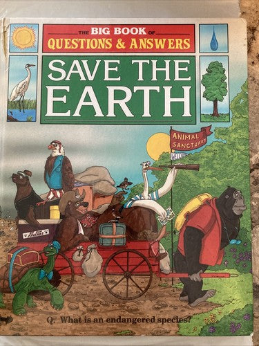 The Big Book of Questions & Answers Save the Earth (Hardcover) 1992 Vintage Kids