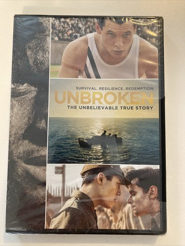 BRAND NEW UNBROKEN (DVD, 2014) Movie Survival True Story