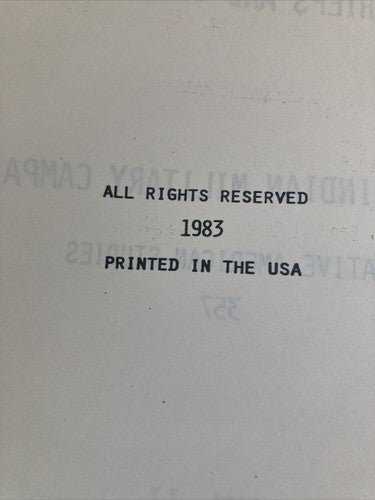 BOOK: Chiefs & Generals American Indian Military Campaigns 1983 Volume 2 Vintage