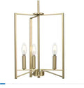 Progress Lighting Roxobel 3-Light Brushed Gold Modern/Contemporary Square Medium