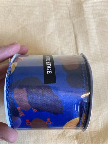 3 Wired Ribbon 2 1/2â 2.5 In Hair People Blue Black History Month One Together