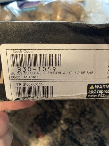 Burly Brand B30-1059 SS Control kt 18â gorla/19â louie bar Throttle Cables +++
