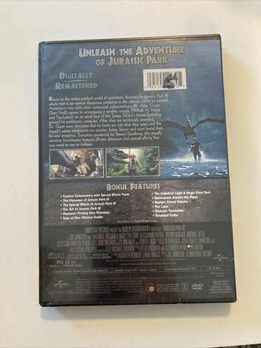 BRAND NEW DVD ð Jurassic Park III 3 Movie 2012 Action Dinosaur