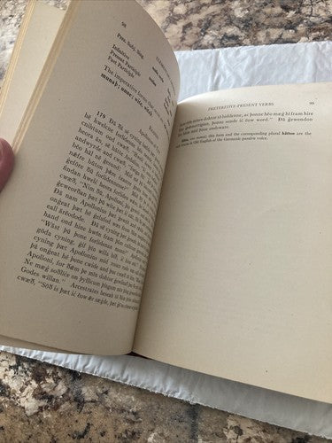 BOOK: The Elements Of Old English 1921 Moore & Knott Vintage Rare Moore & Knotts