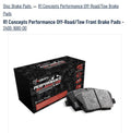 R1 Concepts Performance Brake Pads 2400-1680-00 Off Road Series