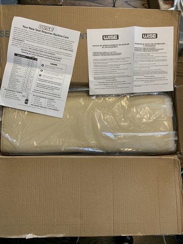 NEW Wise Pontoon Boat Seat Armrest WD112TM-207 Sand Beige Vinyl (RIGHT) Leather