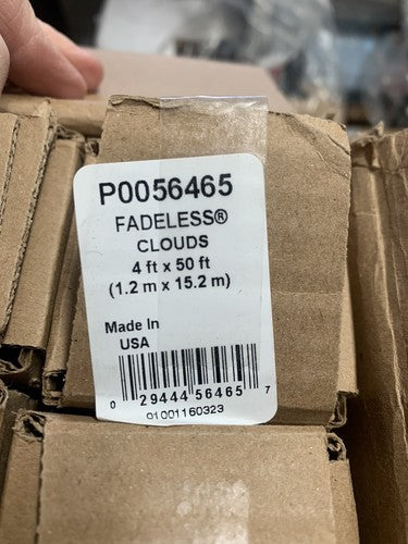 Fadeless Designs Bulletin Board Paper Clouds 48" x 50 ft Roll 56465