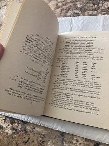 BOOK: The Elements Of Old English 1921 Moore & Knott Vintage Rare Moore & Knotts
