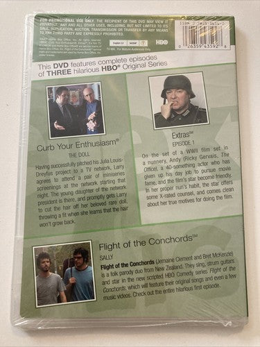 BRAND NEW DVDð It's Not TV It's HBO Curb Ur Enthusiasm Flight of the ConChords