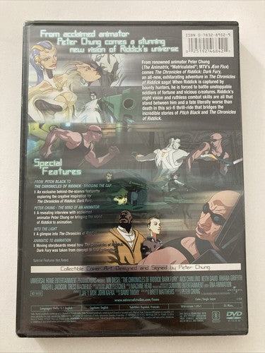 BRAND NEW DVD ð The Chronicles of Riddick: Dark Fury (2004) Vin Diesel Movie