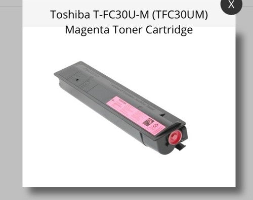 Toshiba Original & Genuine Toner T-FC30U-Y Yellow TFC30UY Cartridge E-studio C