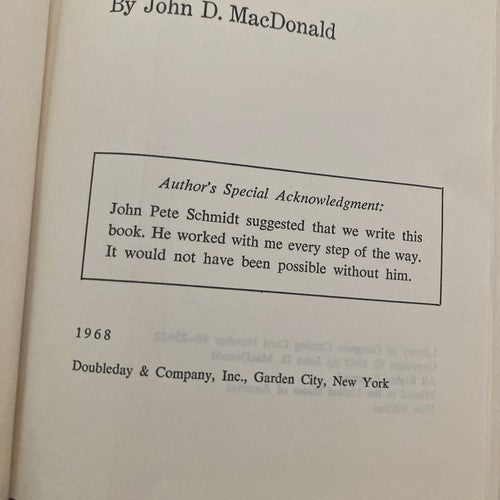 No Deadly Drug, by John D. MacDonald - 1968 - 1st Ed., Vintage Hardcover Book