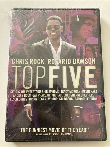 BRAND NEW Top Five Chris Rock DVD Rosario Dawson Comedy Movie