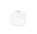 11" Dia. Clear Plastic Round Buffet Essentials Cloche with Handle
