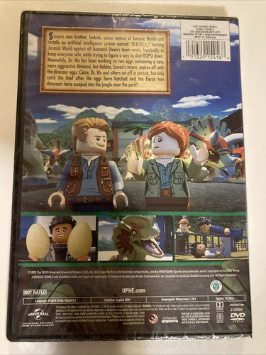 BRAND NEW LEGO Jurassic World: Double Trouble [DVD] Movie Kids Dinosaurs