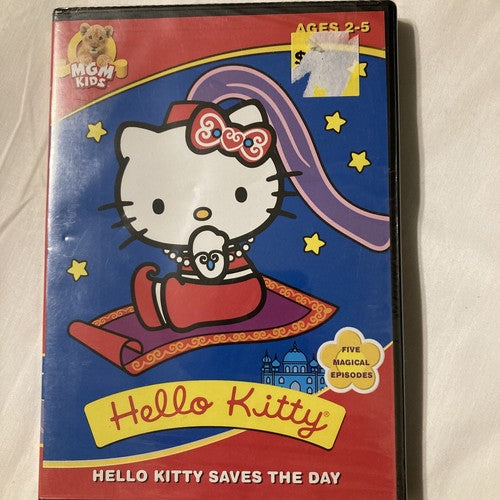BRAND NEW Hello Kitty Saves the Day (DVD, 2003) Movie MGM Kids 5 Episode