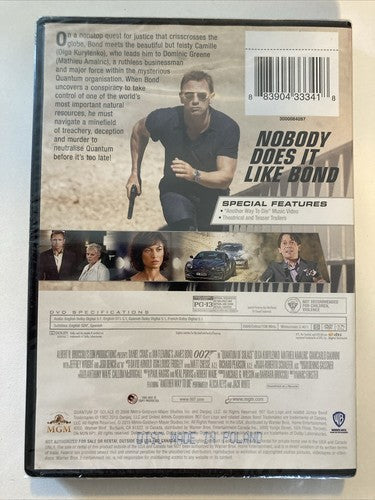 BRAND NEW DVD ð Quantum of Solace 007 ð« (2008) Action Movie Daniel Craig