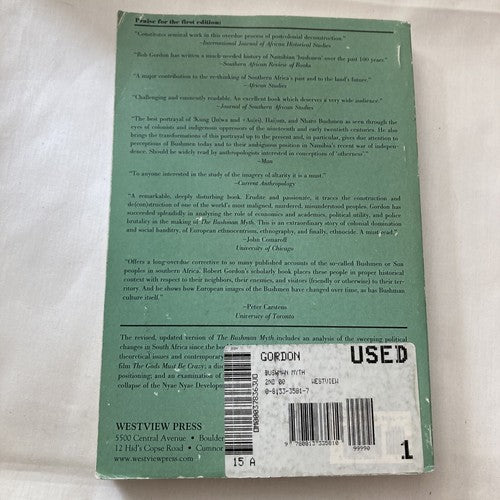BOOK: The Bushman Myth The Making of a Namibian Underclass 2nd Edition 2000