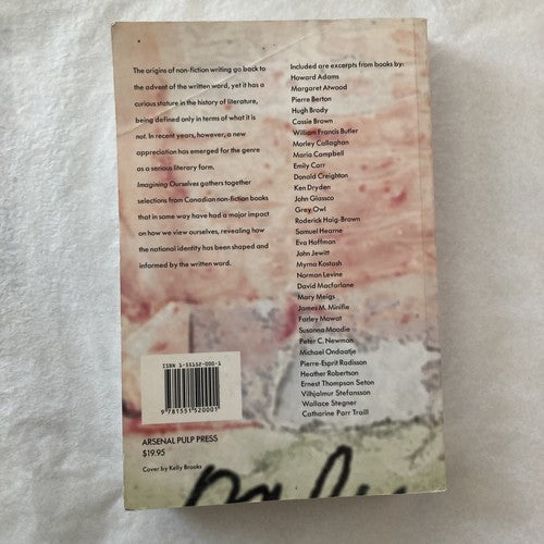 BOOK: IMAGINING OURSELVES CLASSICS OF CANADIAN NON-FICTION 1994 Daniel Francis