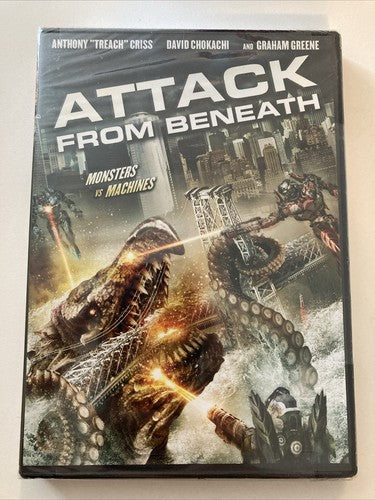 BRAND NEW DVD ð Attack from Beneath Monsters Vs Machines Movie