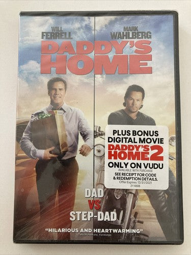 BRAND NEW DVD ð DADDY'S HOME Will Ferrell Mark Wahlberg WIDESCREEN Comedy Movie