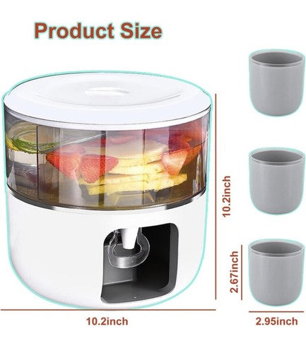 1.45 Gallon Drink Dispenser Fridge Juice Containers W/ Lids Tea Holiday Party