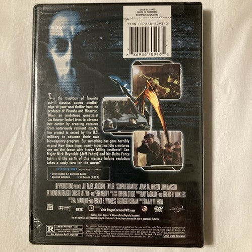 BRAND NEW Scorpius Gigantus (DVD, 2006)  Movie Rated R