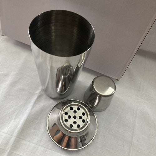 QTY - 1 Choice 16 oz. Stainless Steel 3-Piece Cobbler Cocktail Shaker Martini