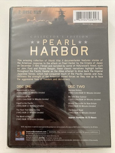 BRAND NEW Pearl Harbor: Waking the Sleeping Giant 2-Disc Set Collectors Edition