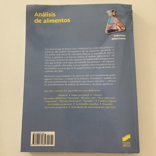 BOOK: Analisis De Alimentos Cristina Alvarez Oquina Editorial Sintesis Spanish