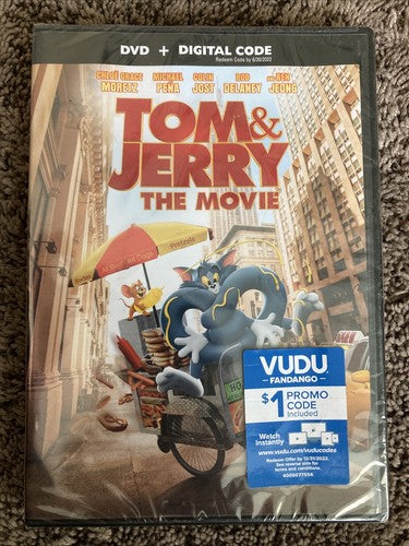 Tom and Jerry: The Movie (DVD & Digital Copy 2020 Cartoon Mouse Cat Funny