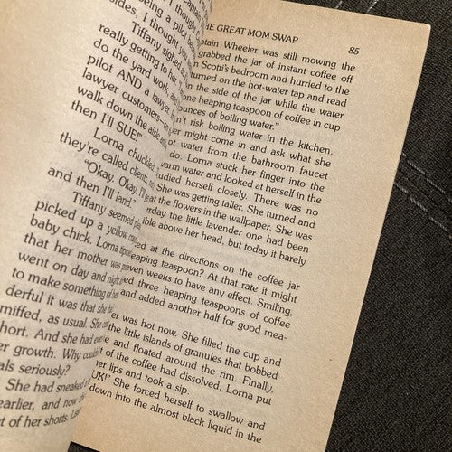 The Great Mom Swap BOOK by Betsy Haynes (1986, Digest Paperback)